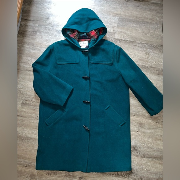 Vintage LL Bean Wool Toggle Coat - Picture 1 of 6